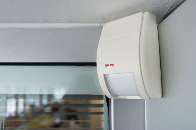 Detector para protección casa interior alarma